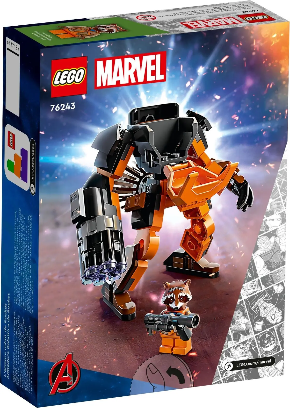 LEGO Marvel Super Heroes 76243 Rocket Mech Armor set, image 6