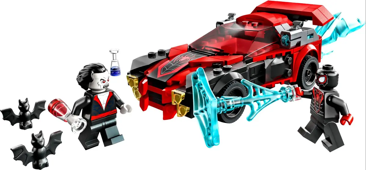 LEGO Marvel Super Heroes 76244 Miles Morales vs. Morbius set