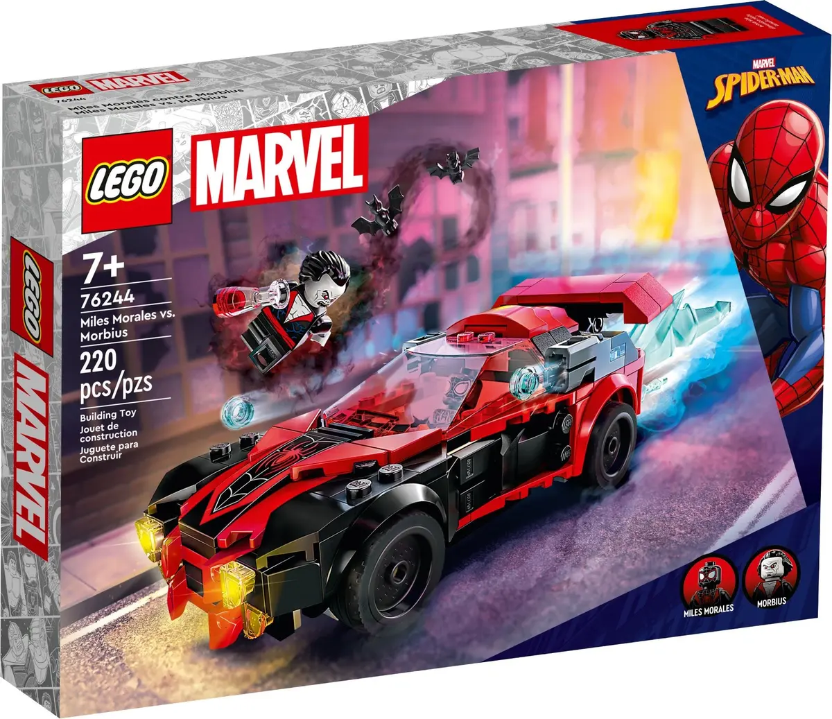 LEGO Marvel Super Heroes 76244 Miles Morales vs. Morbius set, image 2