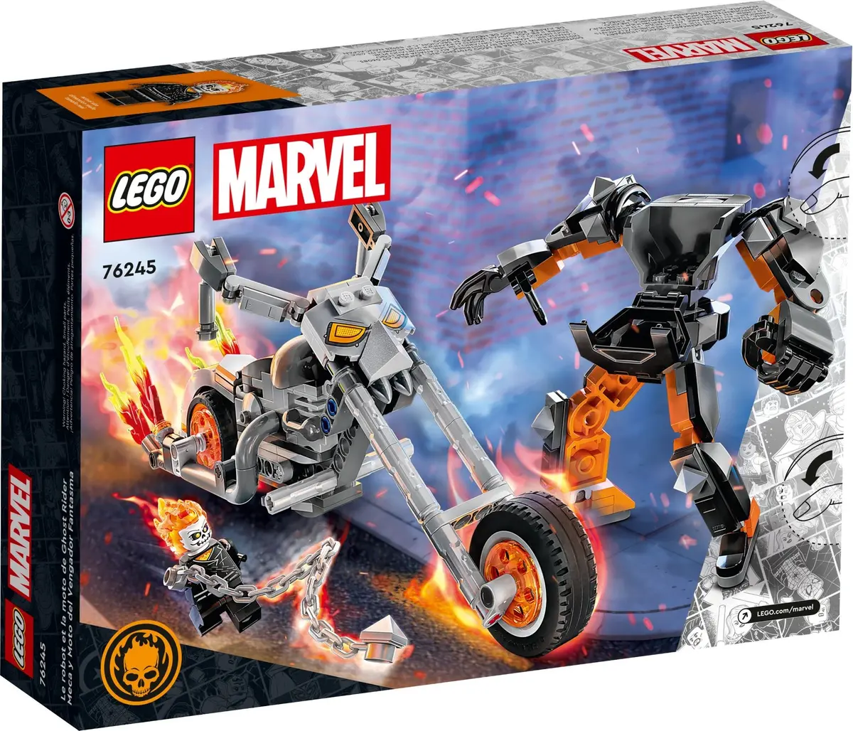 LEGO Marvel Super Heroes 76245 Ghost Rider Mech & Bike set, image 5