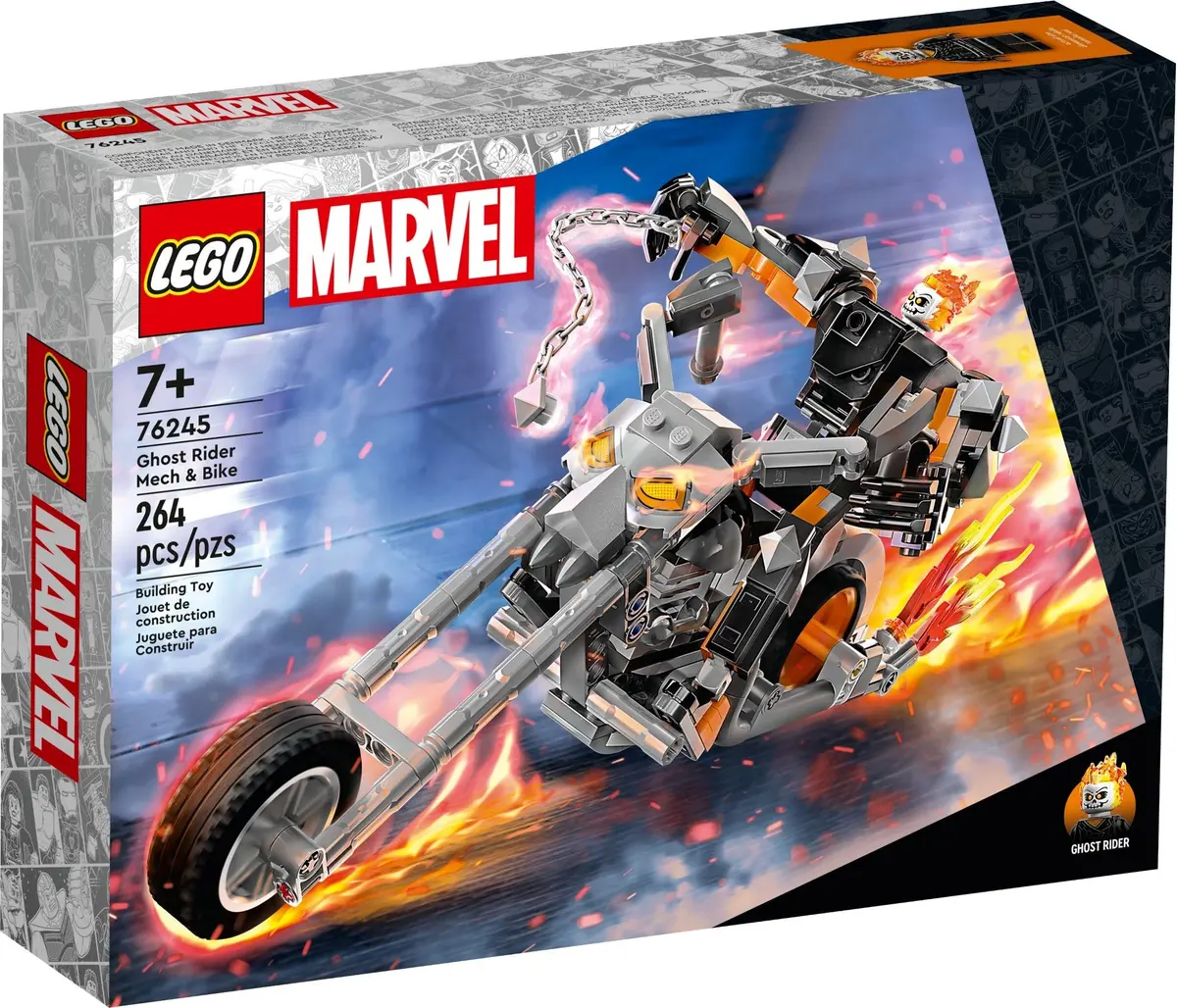 LEGO Marvel Super Heroes 76245 Ghost Rider Mech & Bike set, image 2