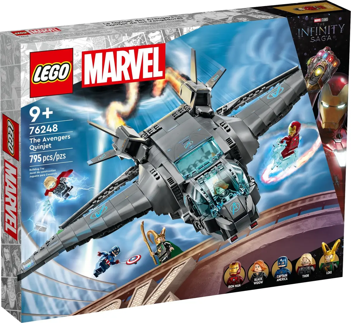 LEGO Marvel Super Heroes 76248 The Avengers Quinjet set, image 2