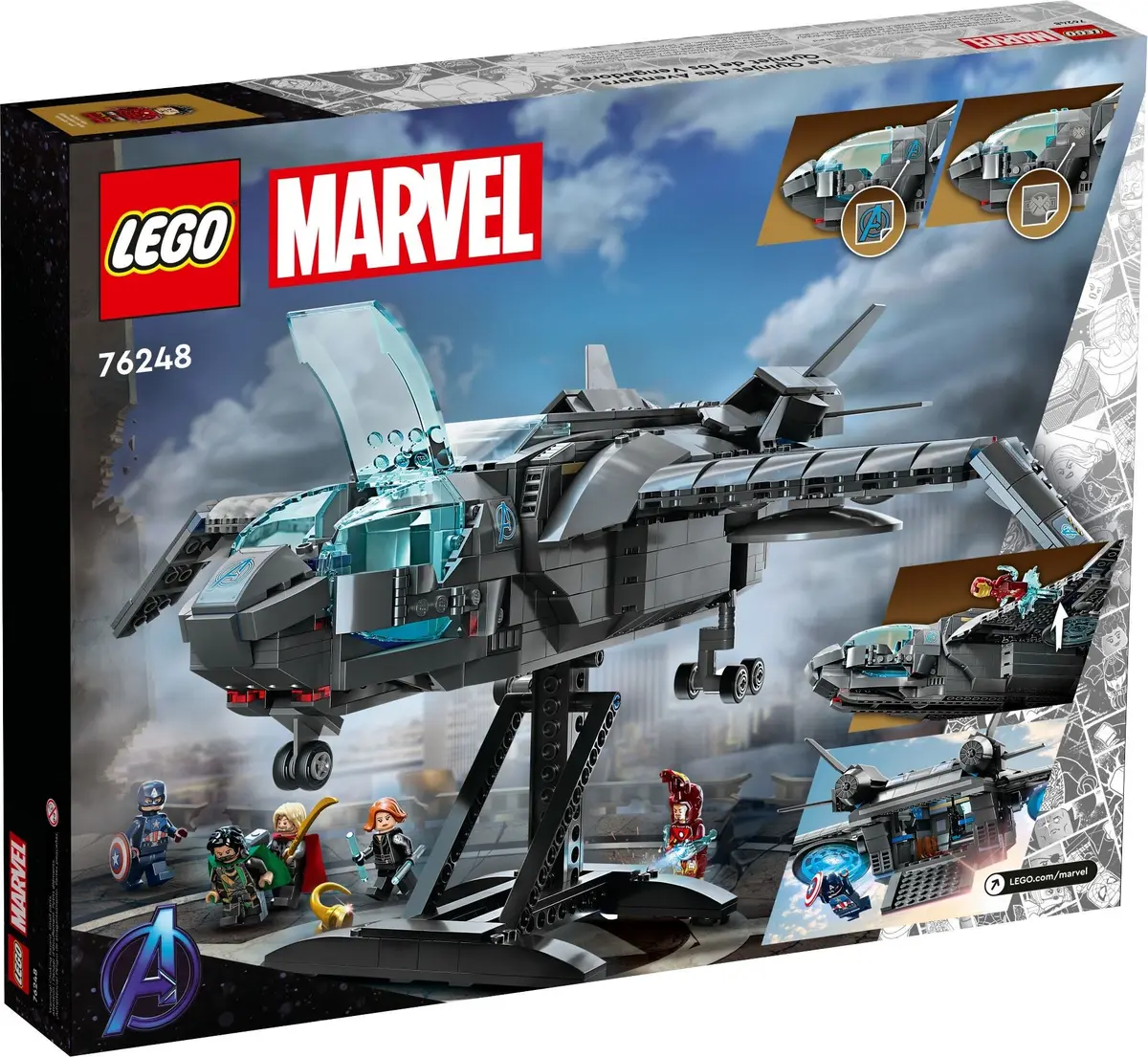 LEGO Marvel Super Heroes 76248 The Avengers Quinjet set, image 12