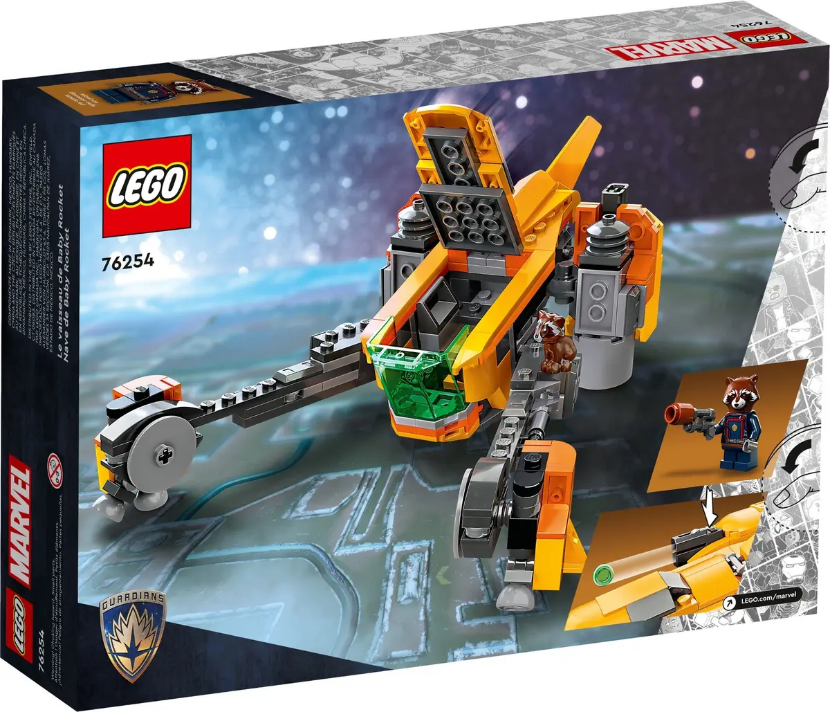 LEGO Marvel Super Heroes 76254 Baby Rocket's Ship set, image 7