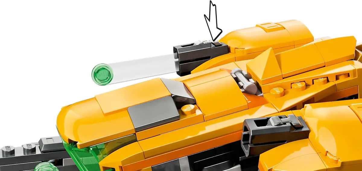 LEGO Marvel Super Heroes 76254 Baby Rocket's Ship set, image 5