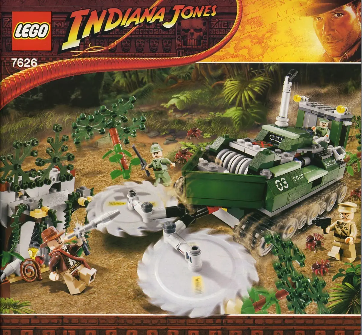 LEGO Indiana Jones 7626 Jungle Cutter set