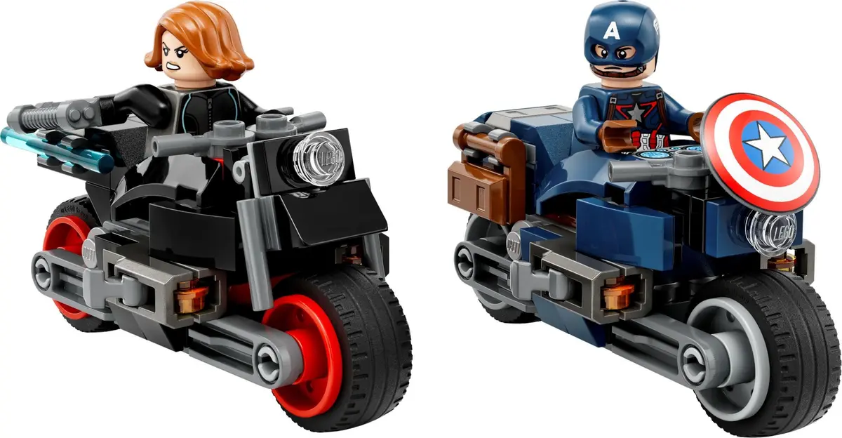 LEGO Marvel Super Heroes 76260 Black Widow & Captain America Motorcycles set