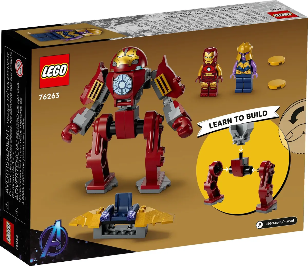 LEGO Marvel Super Heroes 76263 Iron Man Hulkbuster vs. Thanos set, image 4