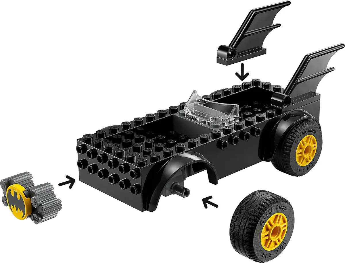LEGO DC Comics Super Heroes 76264 Batmobile Pursuit: Batman vs. The Joker set, image 5