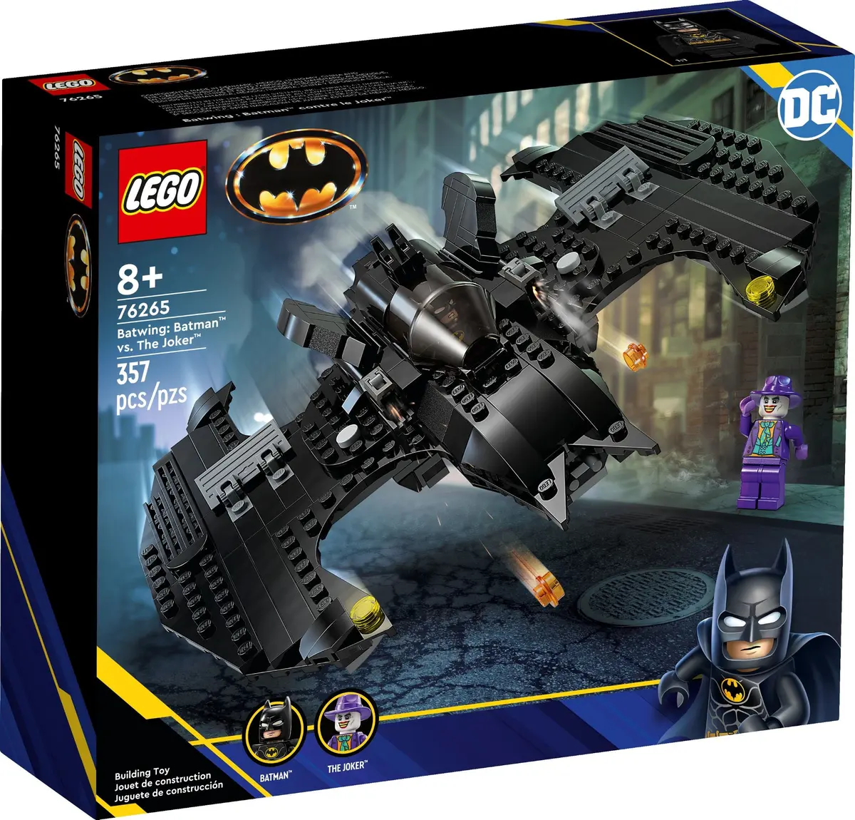 LEGO DC Comics Super Heroes 76265 Batwing: Batman vs. The Joker set, image 2