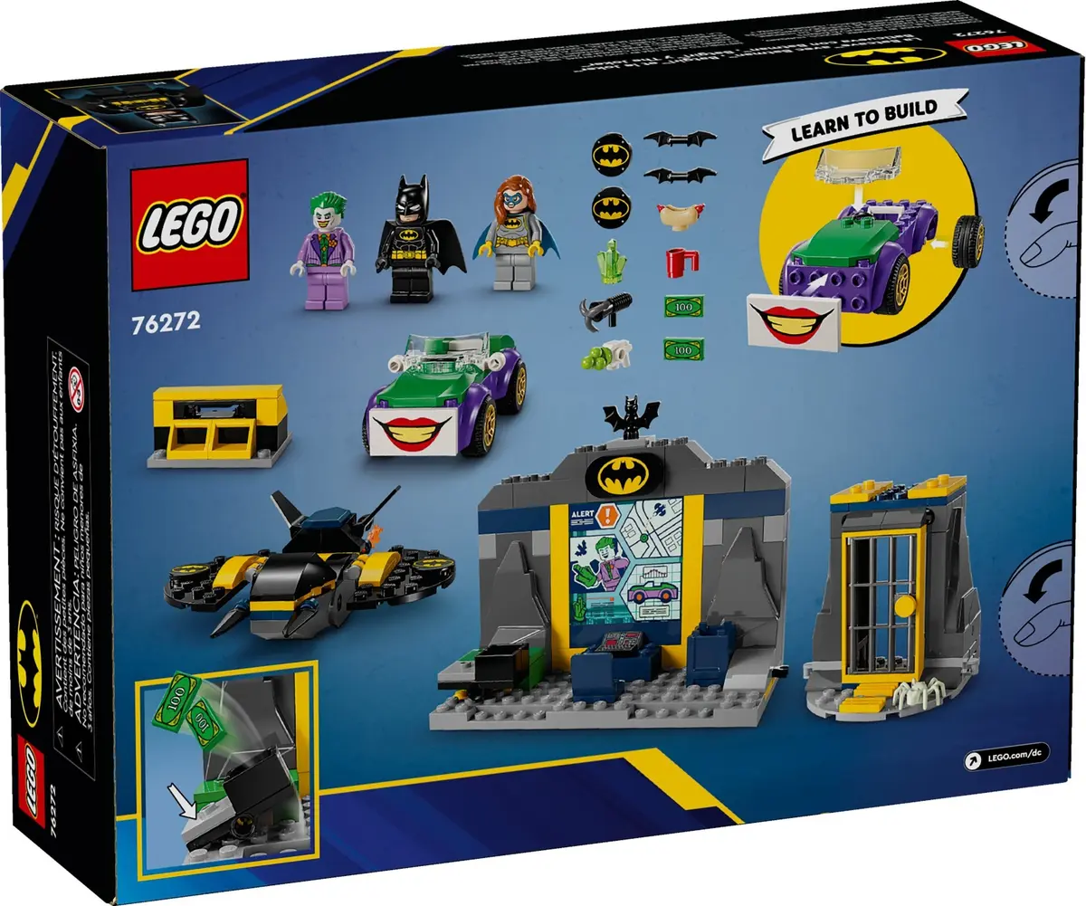 LEGO DC Comics Super Heroes 76272 The Batcave with Batman, Batgirl and The Joker set, image 6