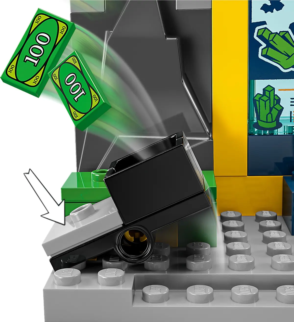 LEGO DC Comics Super Heroes 76272 The Batcave with Batman, Batgirl and The Joker set, image 3