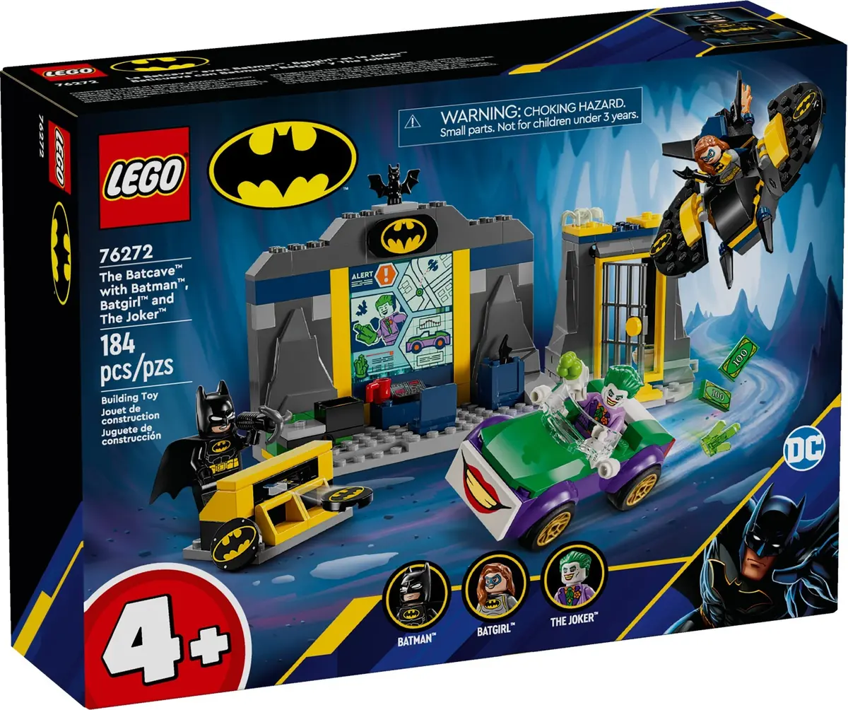 LEGO DC Comics Super Heroes 76272 The Batcave with Batman, Batgirl and The Joker set, image 5