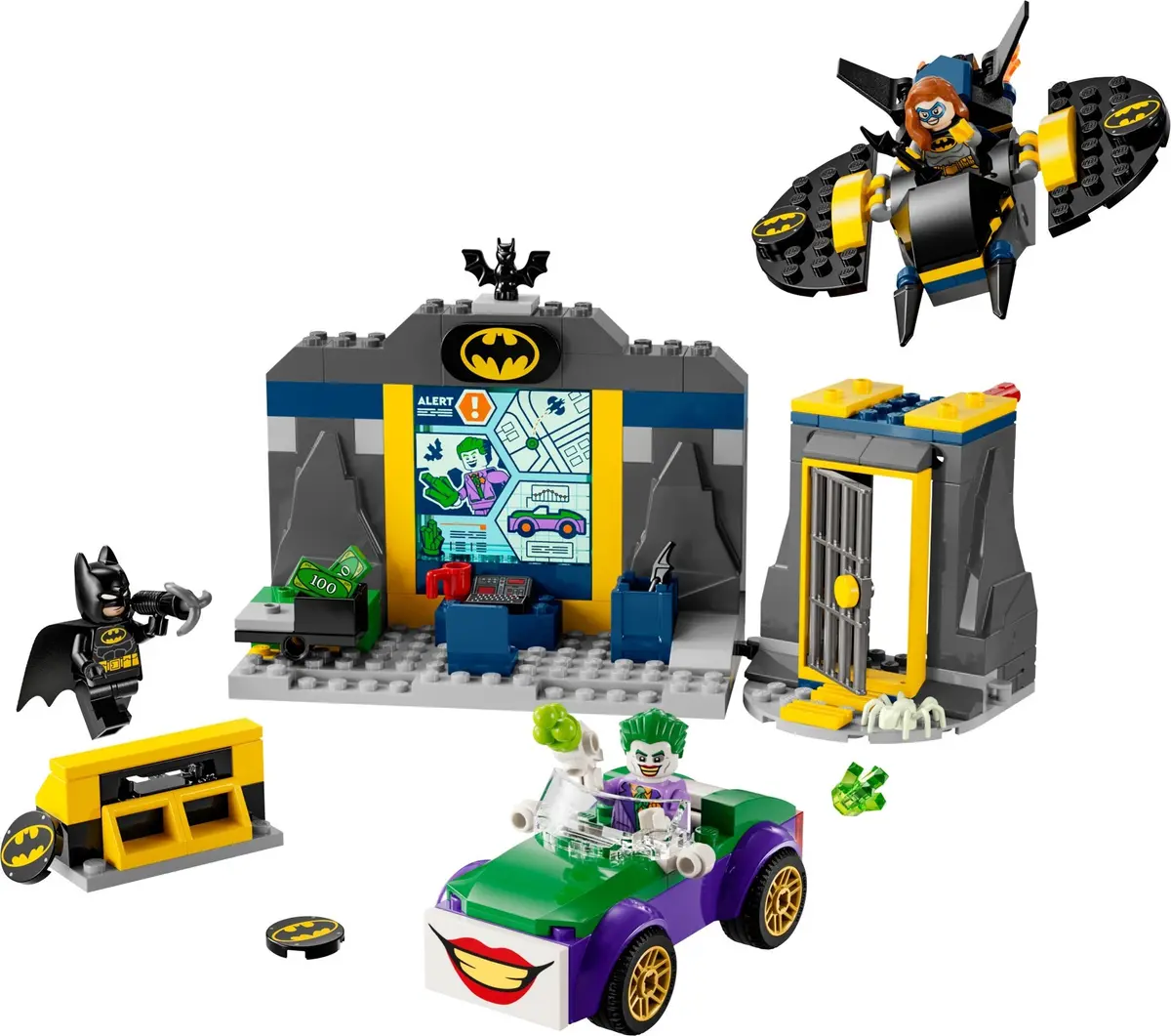 LEGO DC Comics Super Heroes 76272 The Batcave with Batman, Batgirl and The Joker set