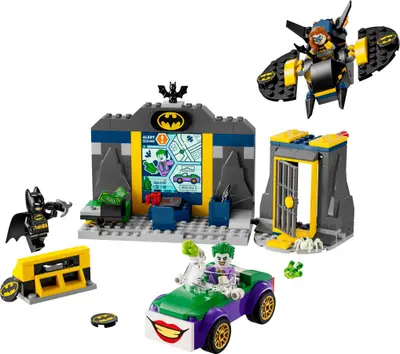 LEGO DC Comics Super Heroes 76272 The Batcave with Batman, Batgirl and The Joker set