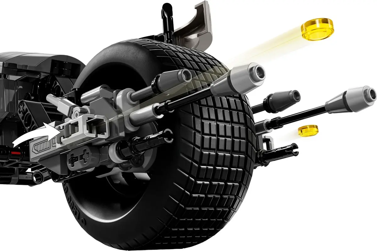 LEGO DC Comics Super Heroes 76273 Batman Construction Figure and the Bat-Pod Bike set, image 4