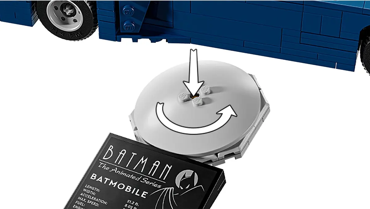 LEGO DC Comics Super Heroes 76274 Batman with the Batmobile vs. Harley Quinn and Mr. Freeze set, image 3