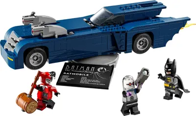 LEGO DC Comics Super Heroes 76274 Batman with the Batmobile vs. Harley Quinn and Mr. Freeze set