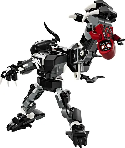 LEGO Marvel Super Heroes 76276 Venom Mech Armor vs. Miles Morales set