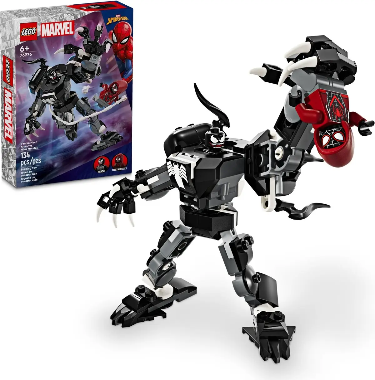 LEGO Marvel Super Heroes 76276 Venom Mech Armor vs. Miles Morales set, image 2