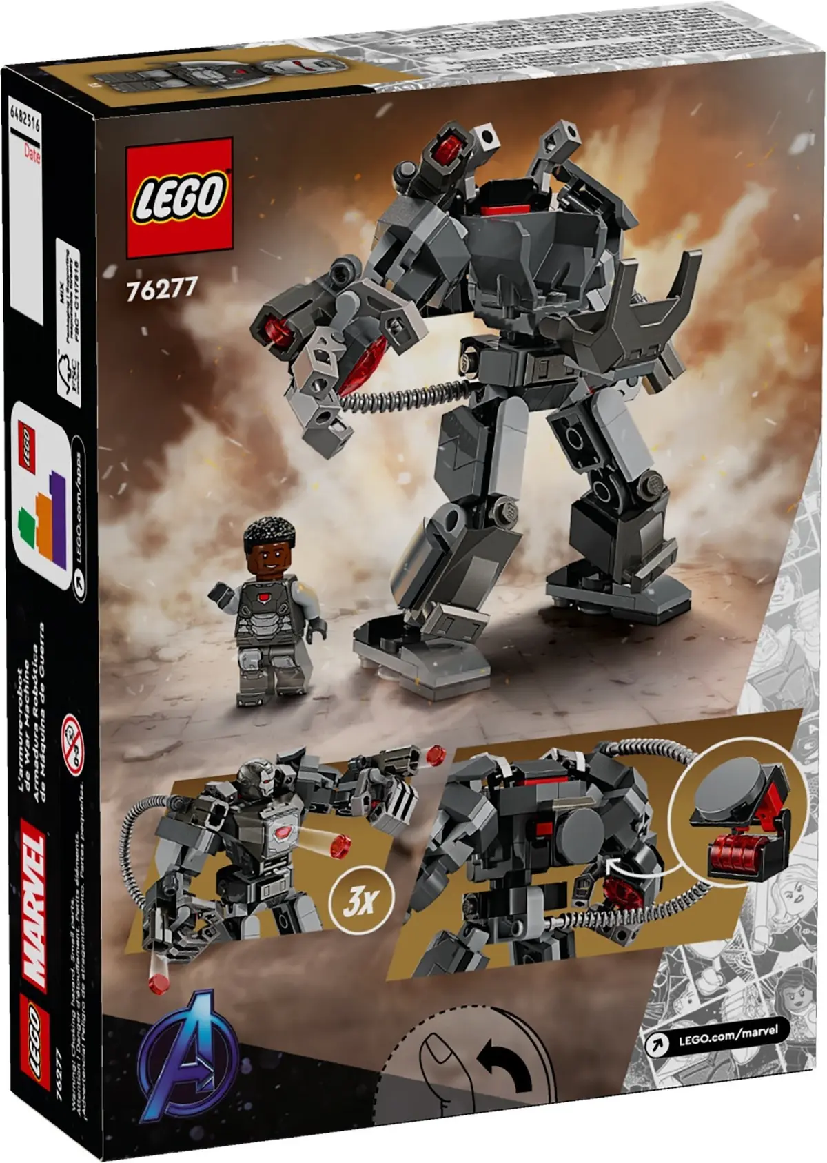 LEGO Marvel Super Heroes 76277 War Machine Mech Armor set, image 5