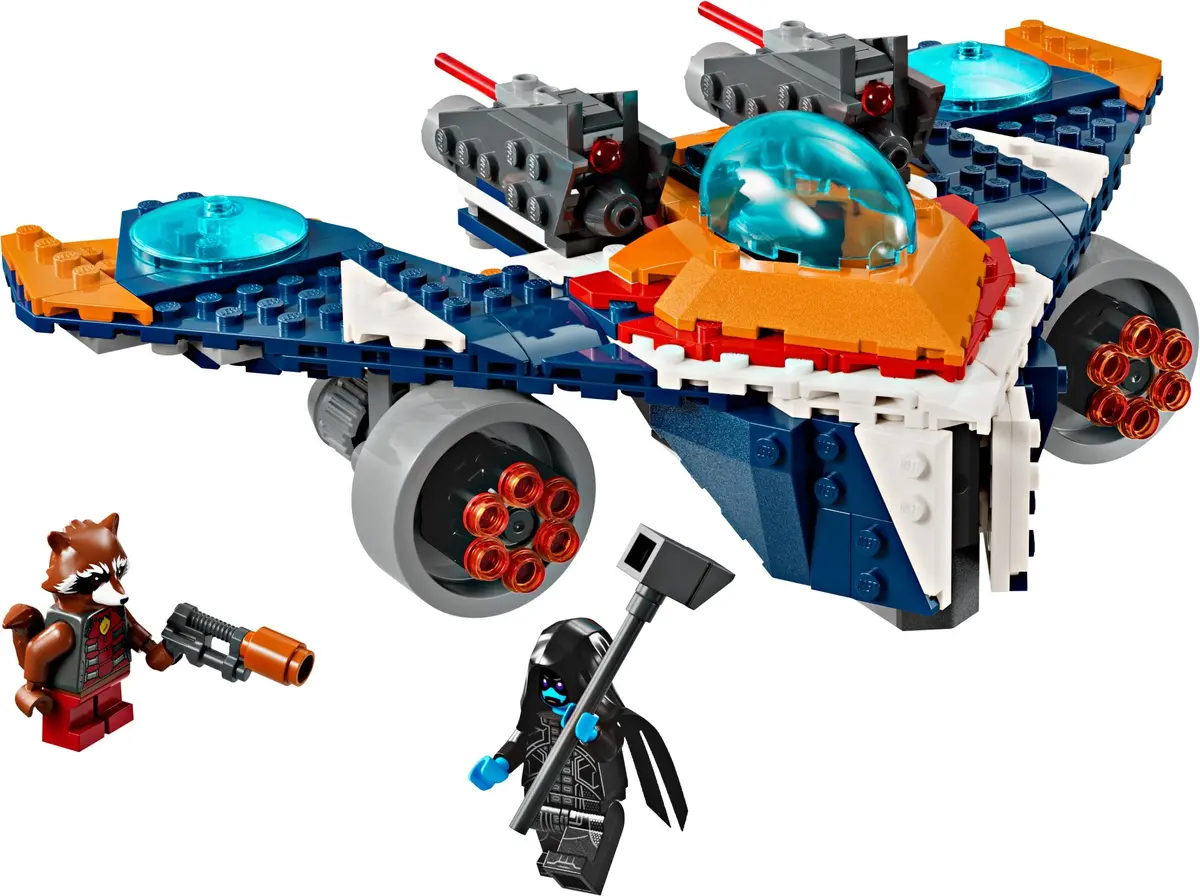 LEGO Marvel Super Heroes 76278 Rocket's Warbird vs. Ronan set