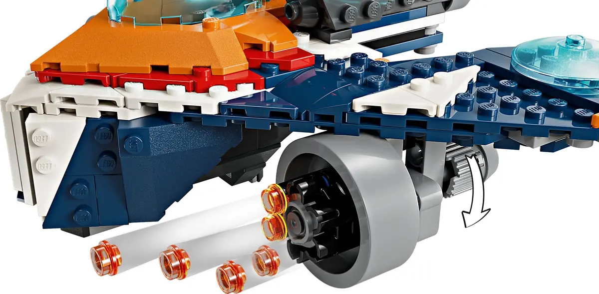LEGO Marvel Super Heroes 76278 Rocket's Warbird vs. Ronan set, image 5