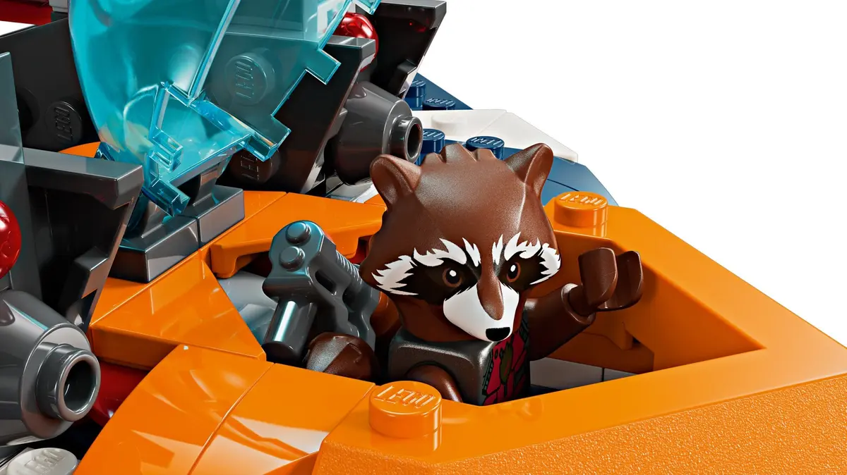 LEGO Marvel Super Heroes 76278 Rocket's Warbird vs. Ronan set, image 4