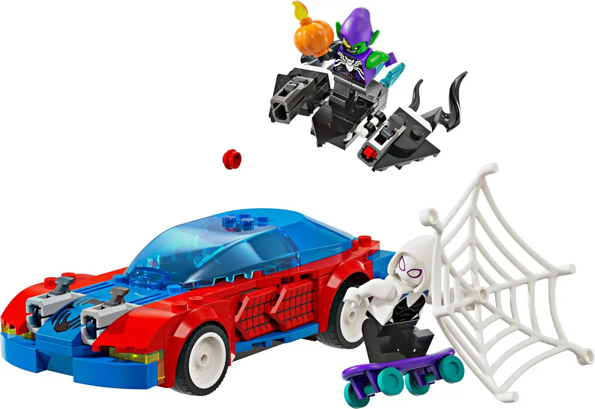 LEGO Marvel Super Heroes 76279 Spider-Man Race Car & Venom Green Goblin set