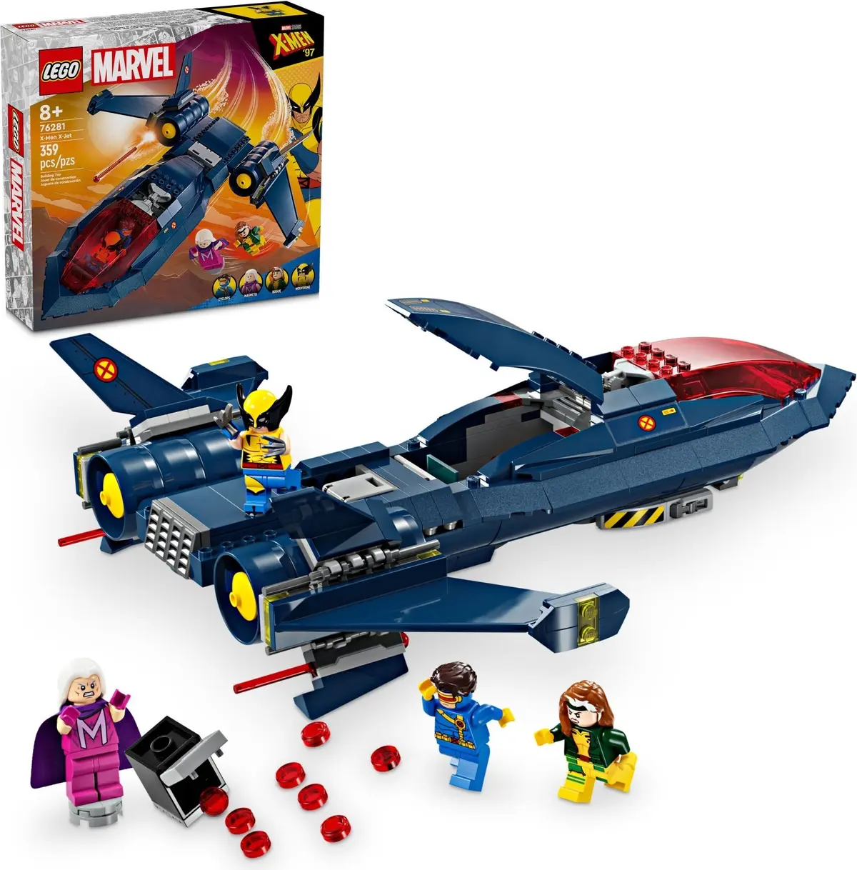 LEGO Marvel Super Heroes 76281 X-Men X-Jet set, image 2