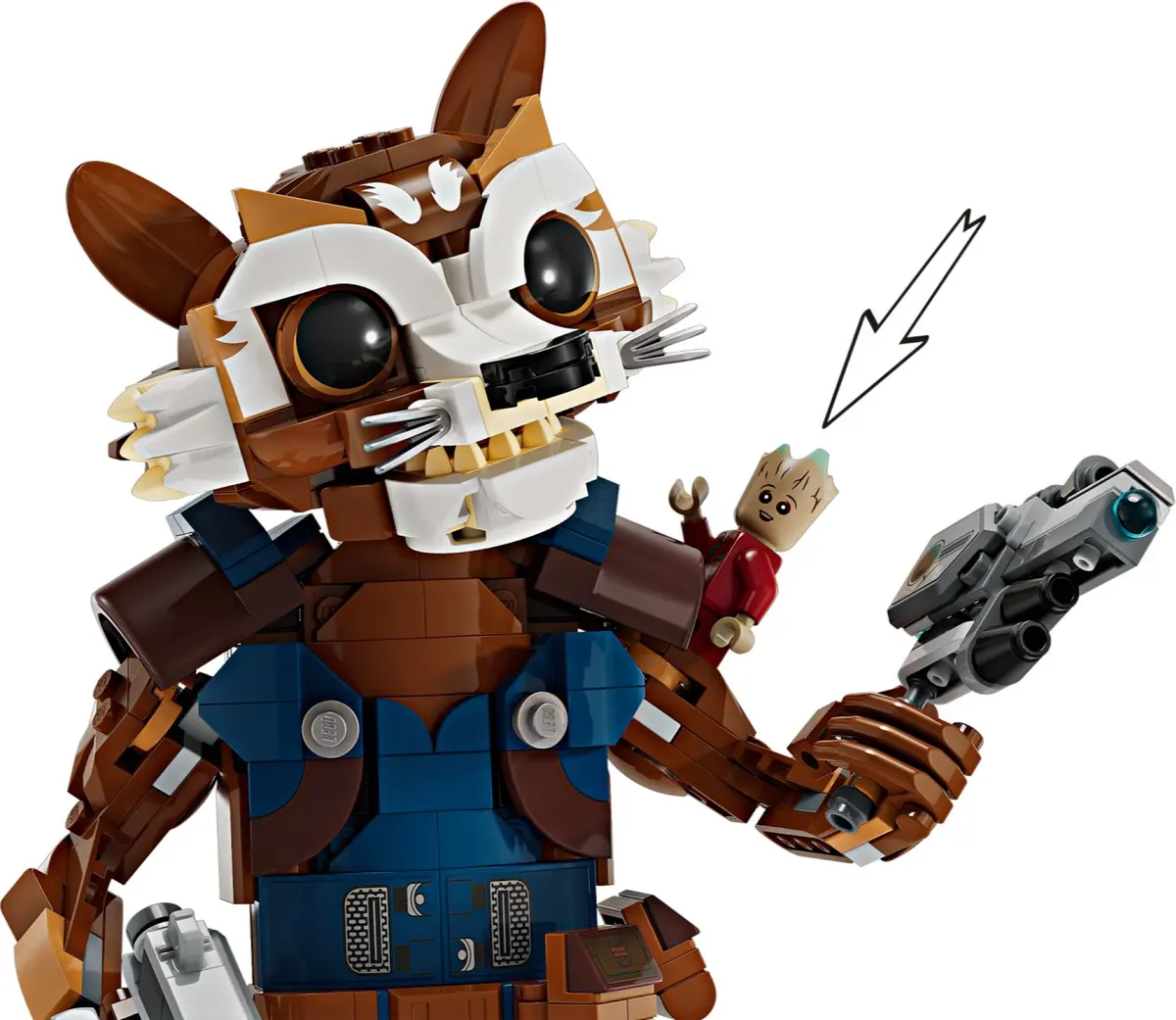 LEGO Marvel Super Heroes 76282 Rocket & Baby Groot set, image 4