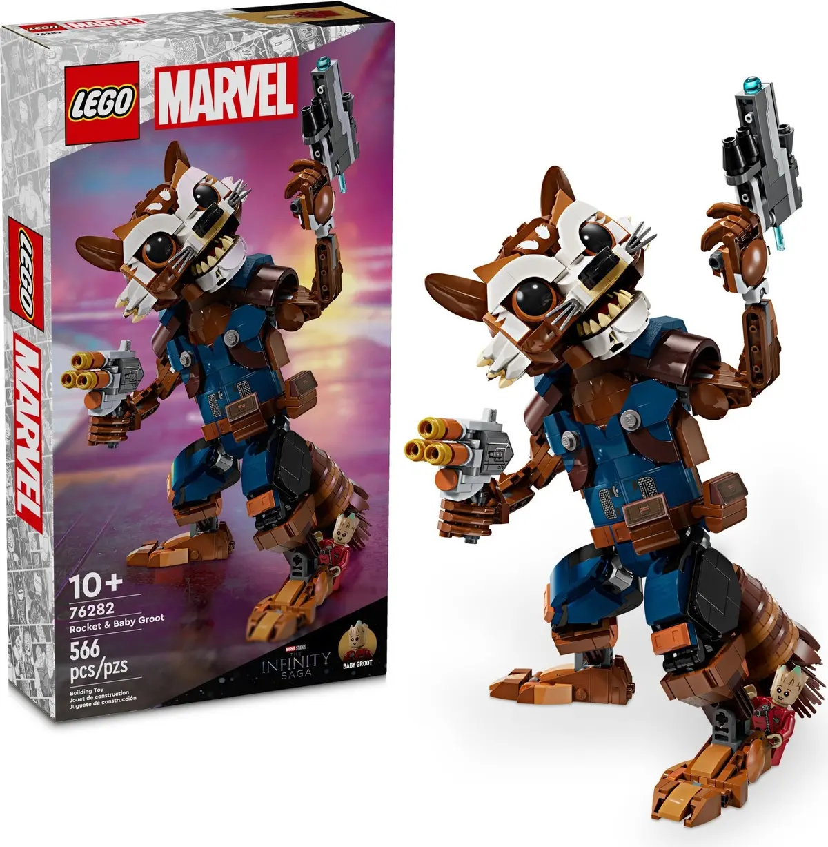 LEGO Marvel Super Heroes 76282 Rocket & Baby Groot set, image 2