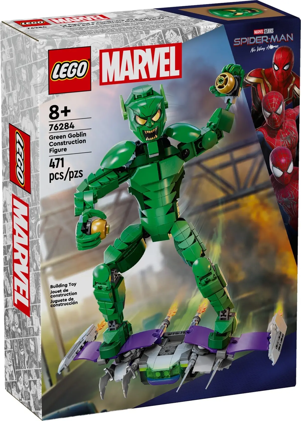 LEGO Marvel Super Heroes 76284 Green Goblin Construction Figure set, image 9
