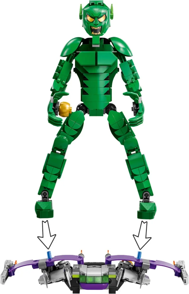LEGO Marvel Super Heroes 76284 Green Goblin Construction Figure set, image 3
