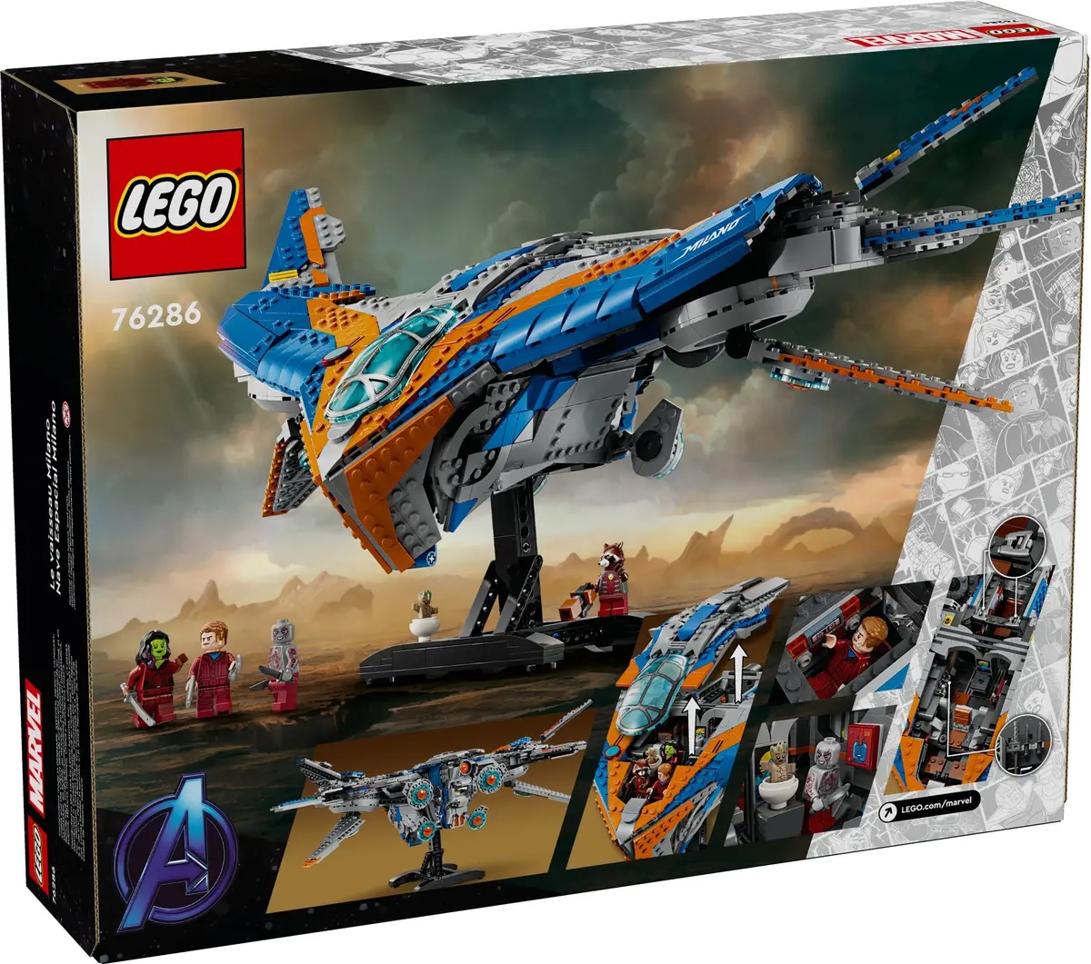 LEGO Marvel Super Heroes 76286 The Milano Spaceship set, image 3