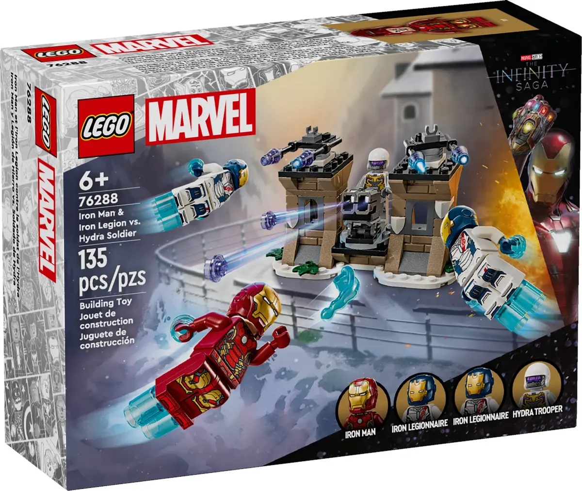LEGO Marvel Super Heroes 76288 Iron Man & Iron Legion vs. Hydra Soldier set, image 2