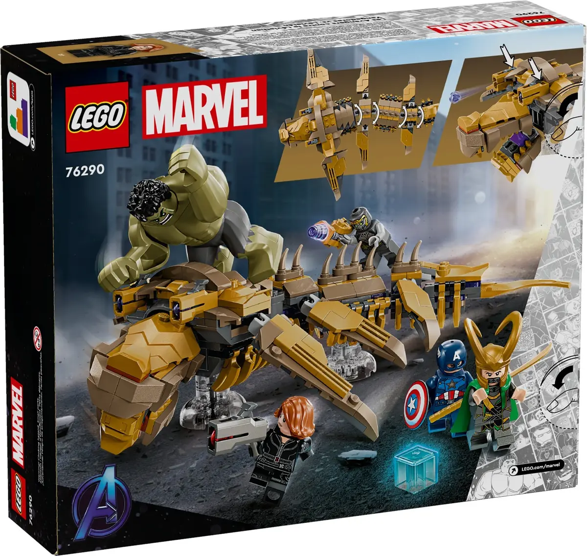 LEGO Marvel Super Heroes 76290 The Avengers vs. The Leviathan set, image 3