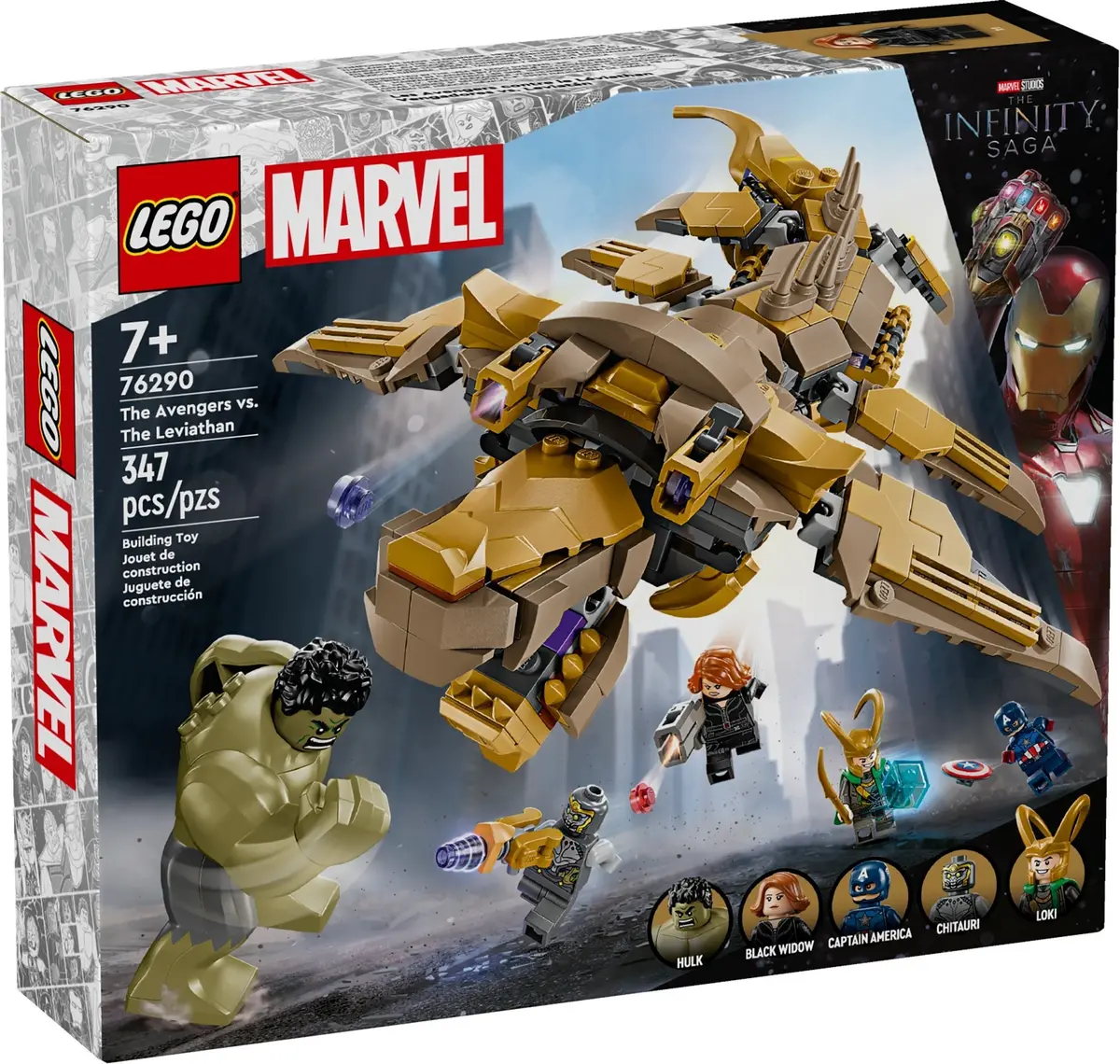 LEGO Marvel Super Heroes 76290 The Avengers vs. The Leviathan set, image 2