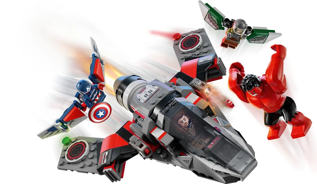 LEGO Marvel Super Heroes 76292 Captain America vs. Red Hulk Battle set, image 7