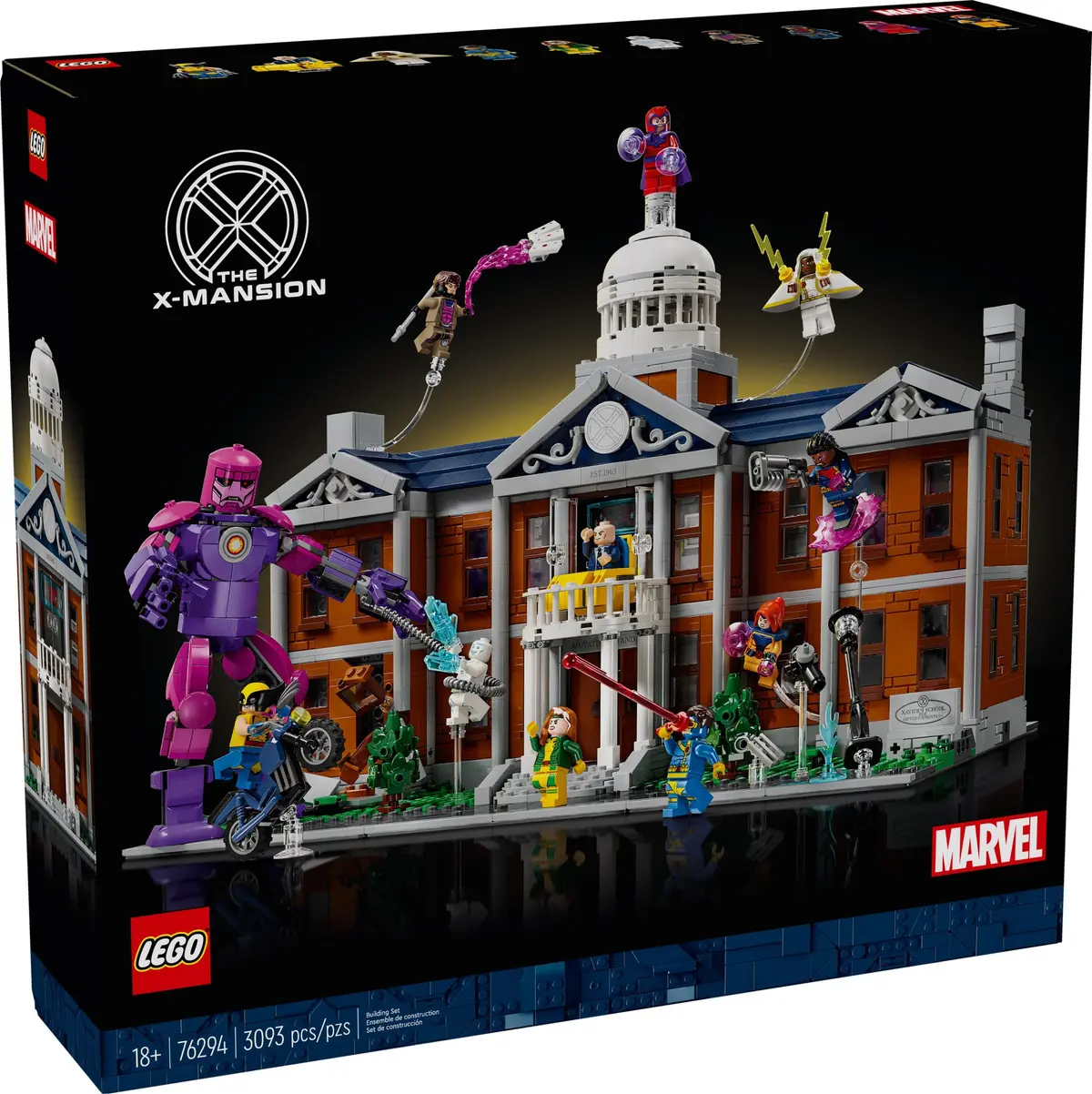 LEGO Marvel Super Heroes 76294 X-Men: The X-Mansion set, image 2