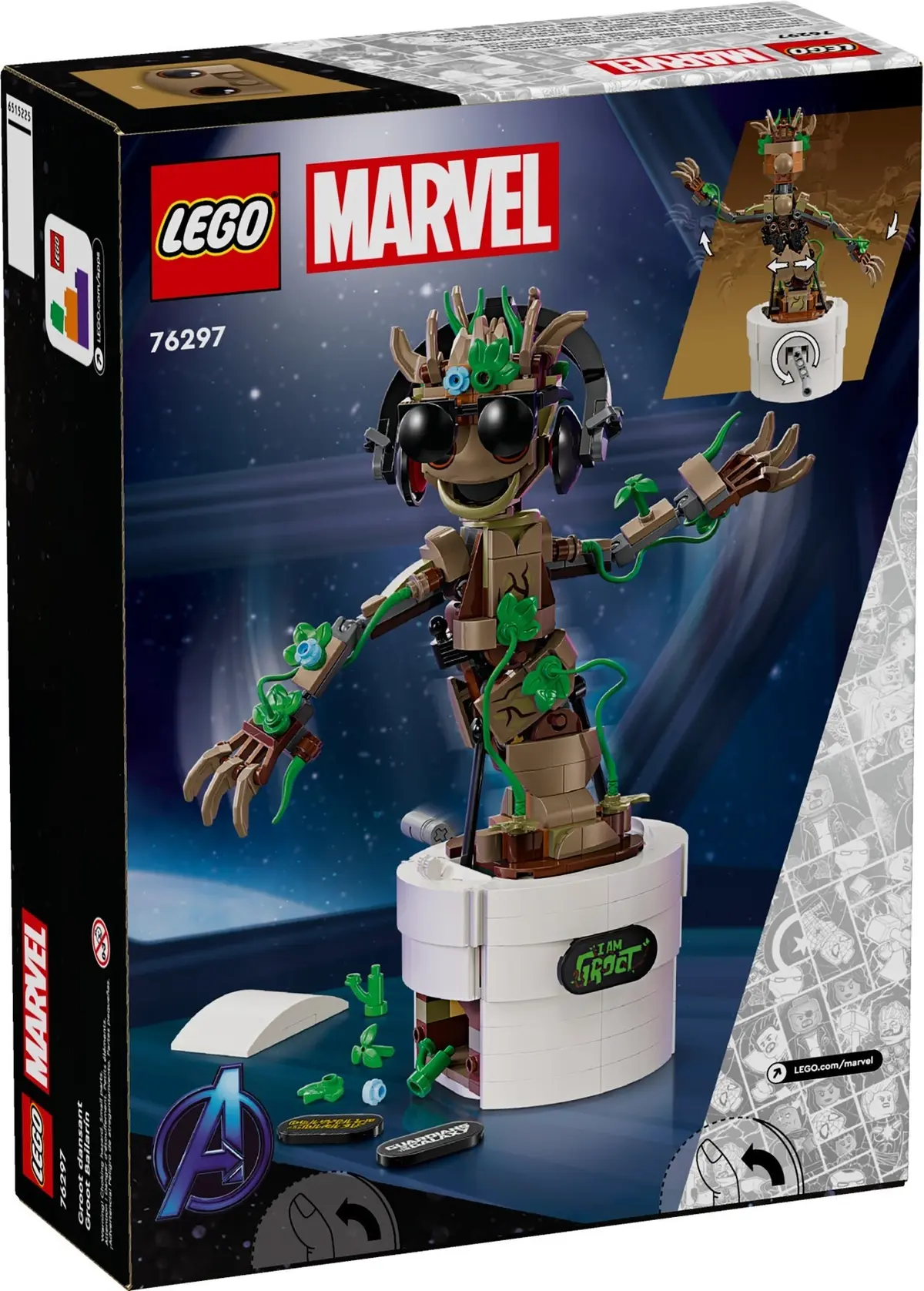 LEGO Marvel Super Heroes 76297 Dancing Groot set, image 3
