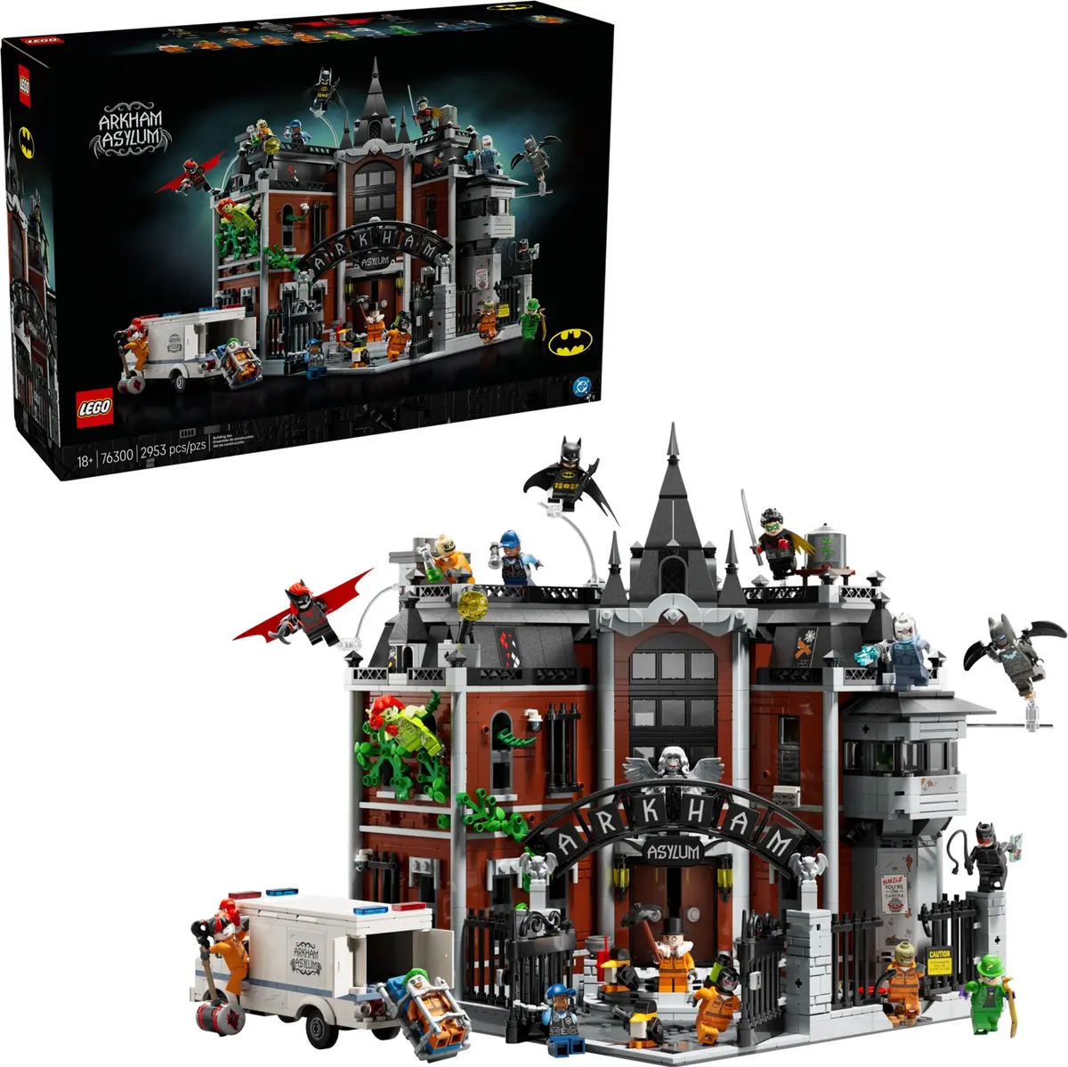 LEGO DC Comics Super Heroes 76300 Arkham Asylum set, image 3