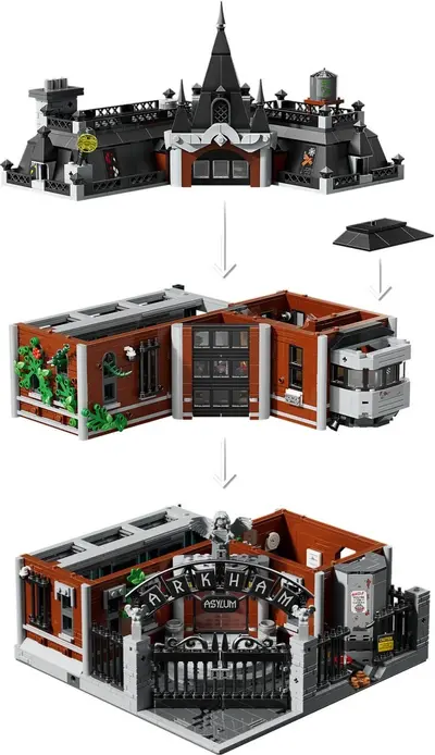 LEGO DC Comics Super Heroes 76300 Arkham Asylum set, image 12