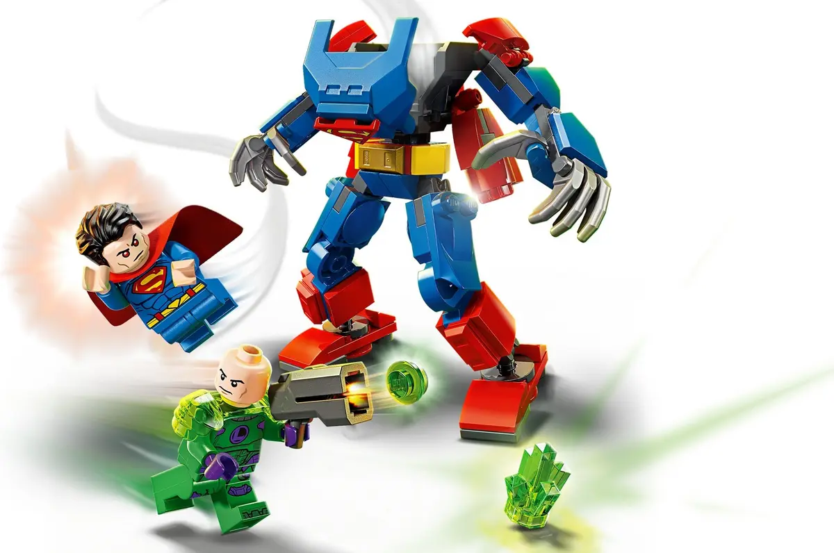 LEGO DC Comics Super Heroes 76302 Superman Mech vs. Lex Luthor set, image 9