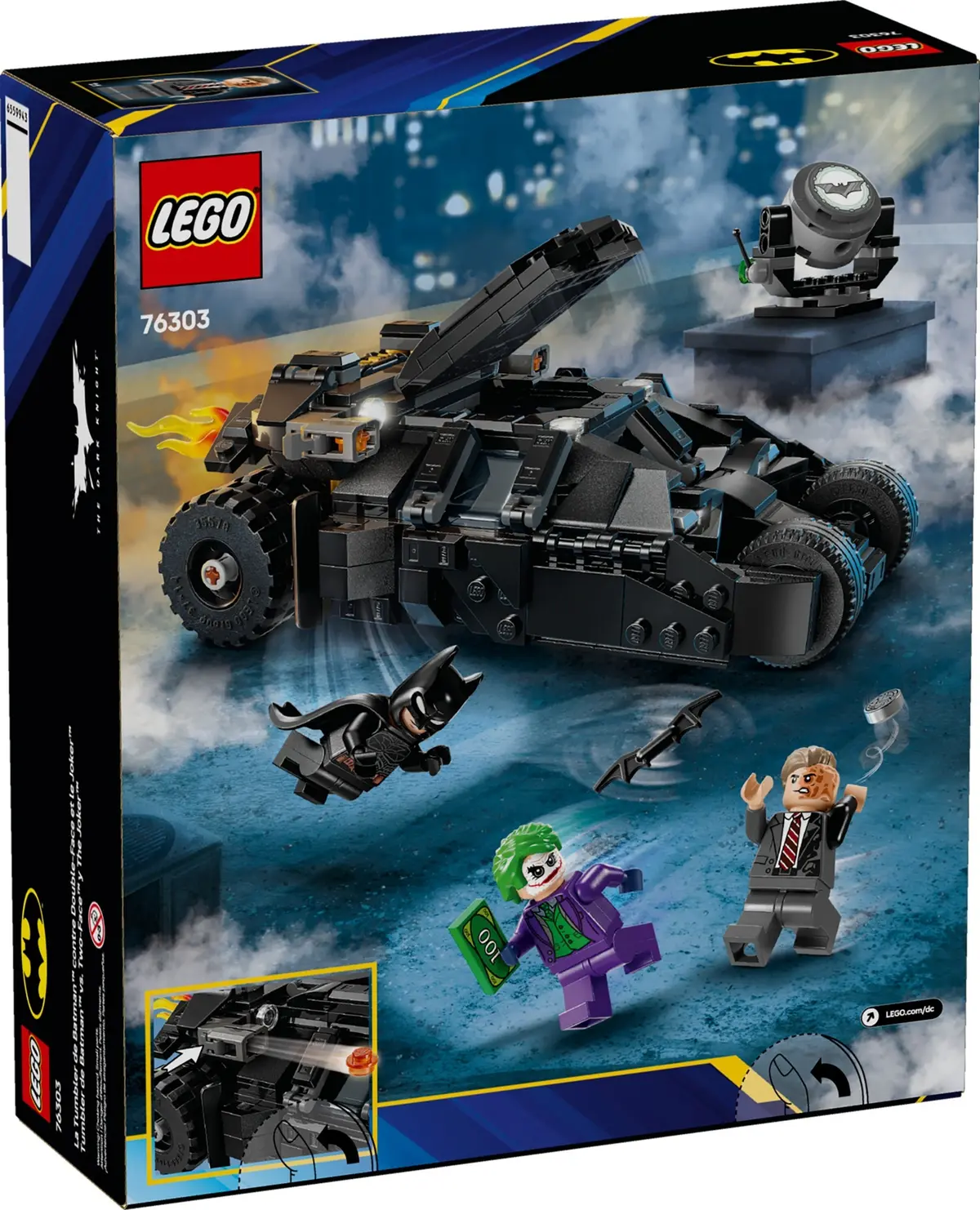 LEGO DC Comics Super Heroes 76303 Batman Tumbler vs. Two-Face & The Joker set, image 2