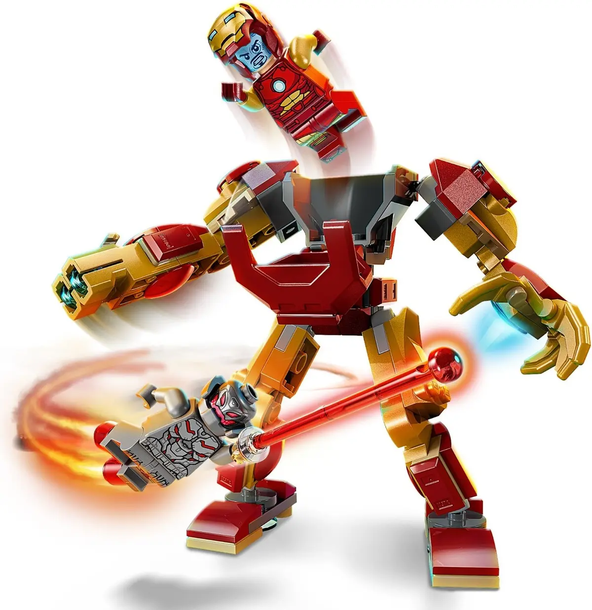 LEGO Marvel Super Heroes 76307 Iron Man Mech vs. Ultron set, image 8
