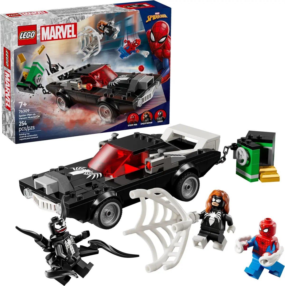 LEGO Marvel Super Heroes 76309 Spider-Man vs. Venom Muscle Car set, image 3
