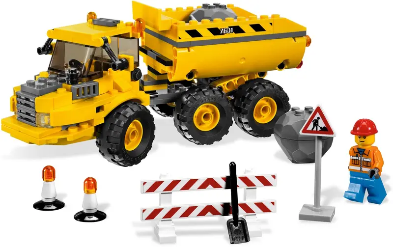 LEGO City 7631 Dump Truck set