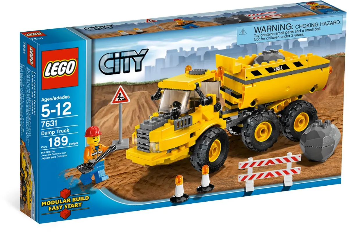 LEGO City 7631 Dump Truck set, image 9