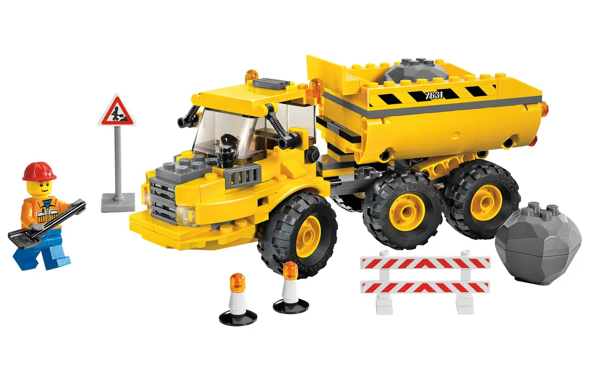 LEGO City 7631 Dump Truck set, image 3